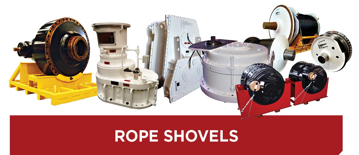 Rope shovel parts